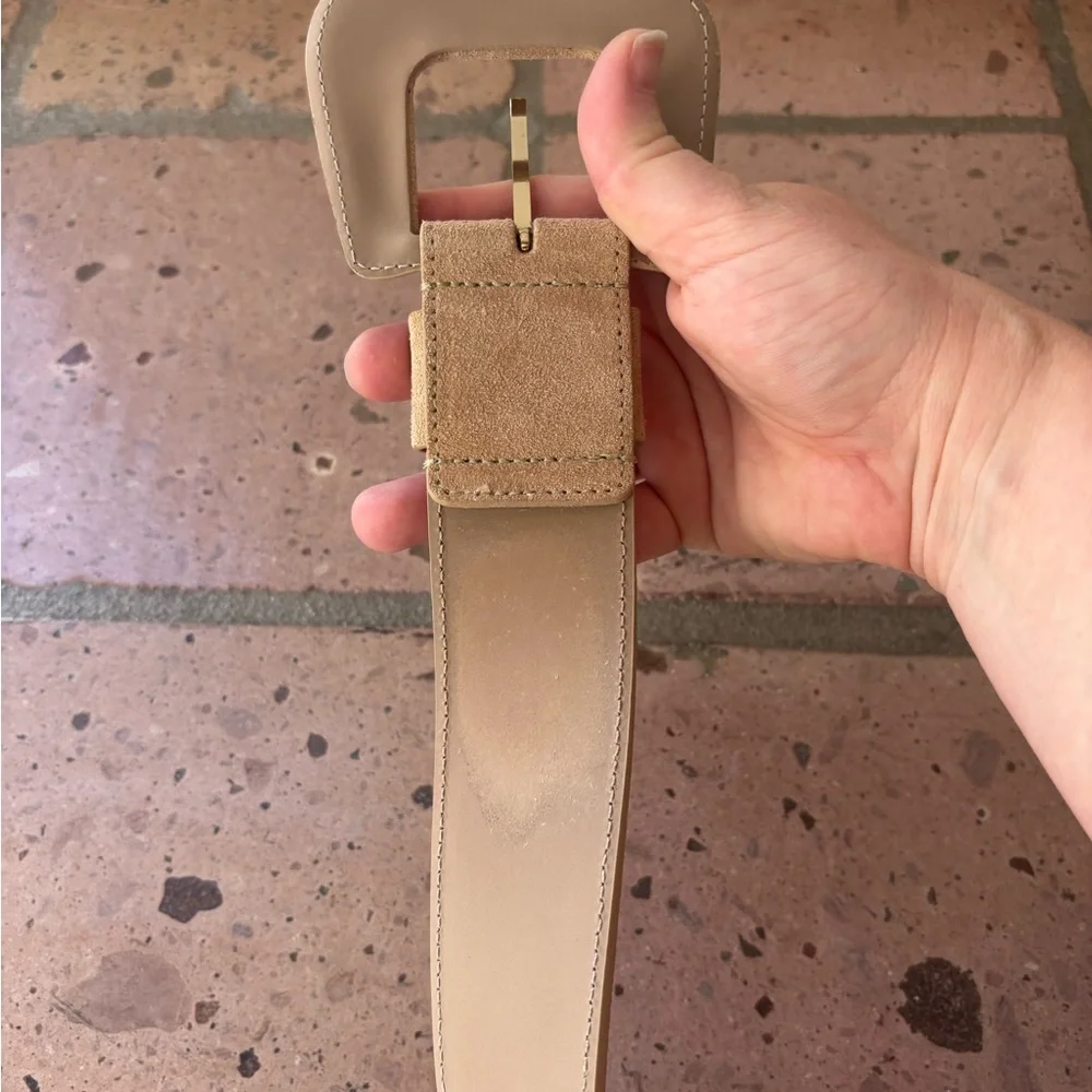 B-Low The Belt Light Taupe Bret Nubuck Belt - Picture 6 of 8